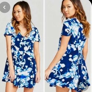 Show Me Your Mumu Blue mini dress